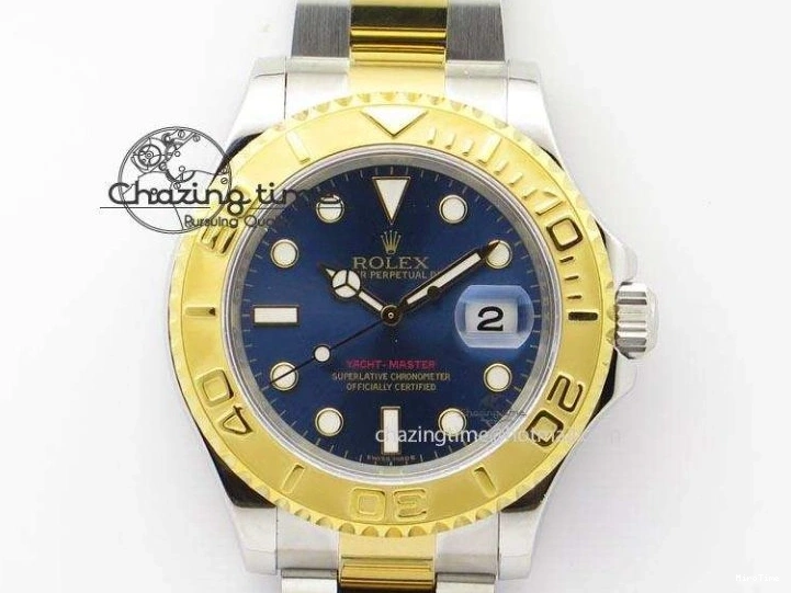 MiroTime 0207 Unisex Yacht-Master 116622 JF Best Edition SS YG Blue Dial On Bracelet A 3916